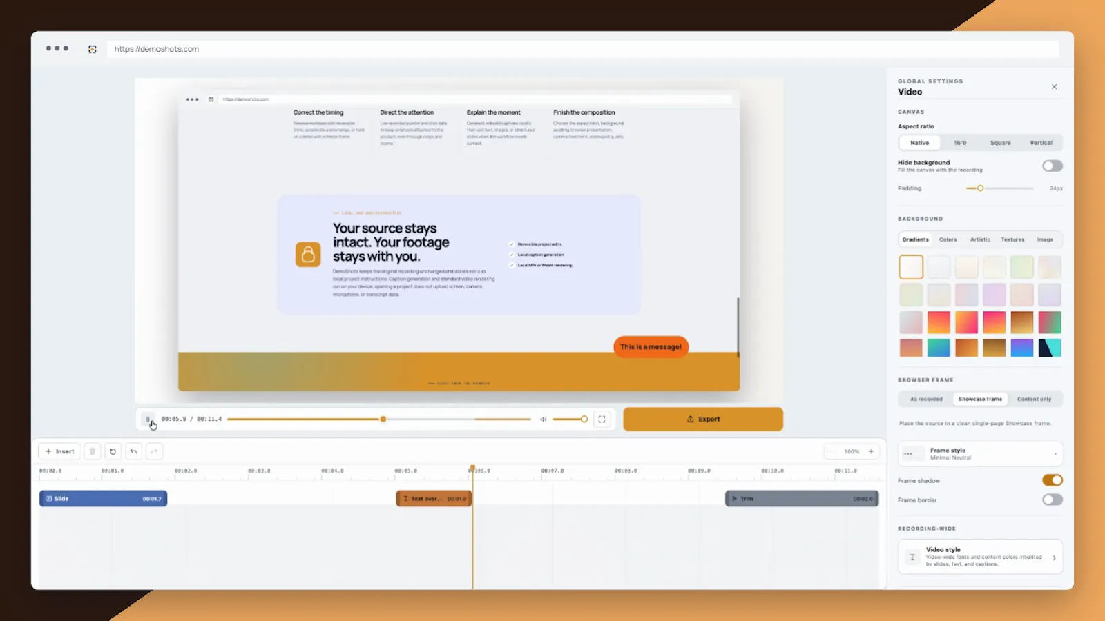 DemoShots screenshot 3