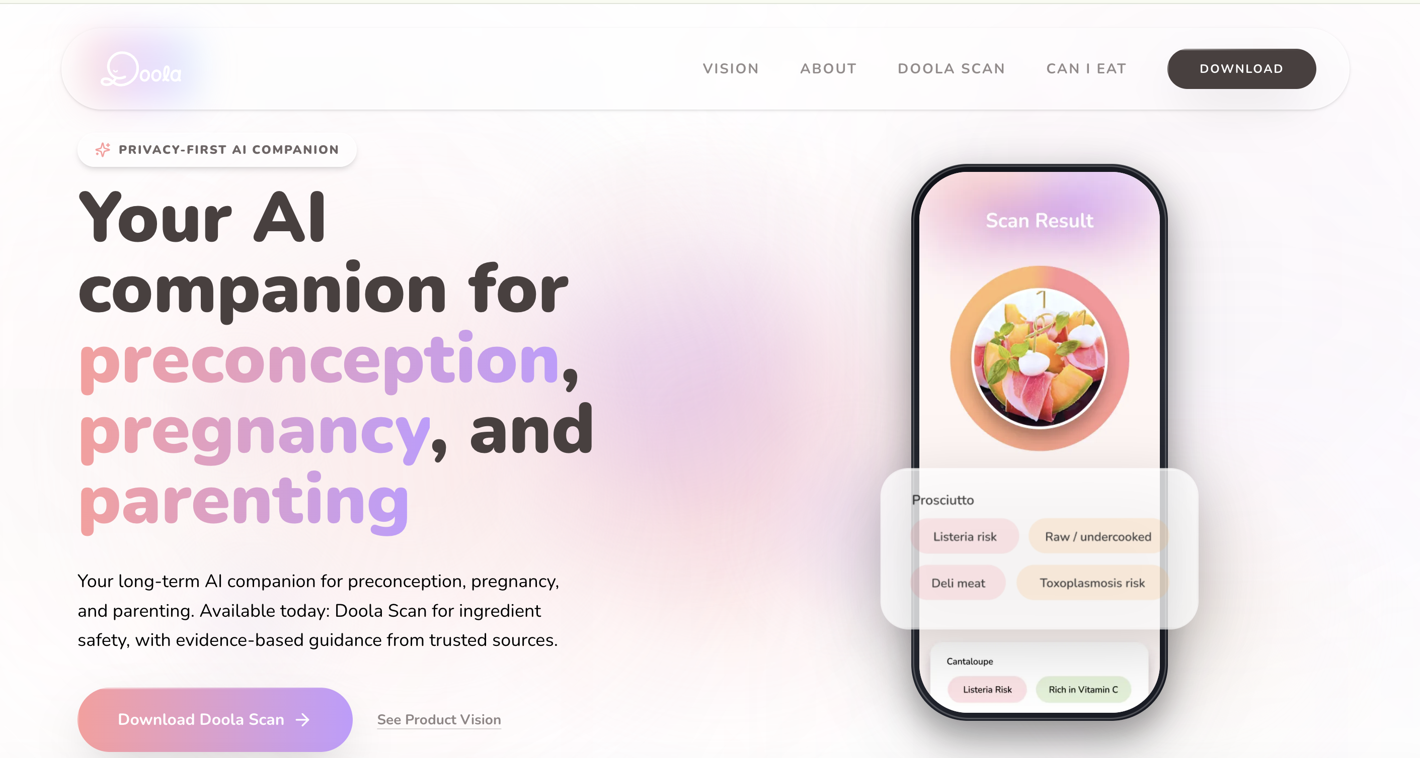 Doola: Pregnancy Product Scan gallery image