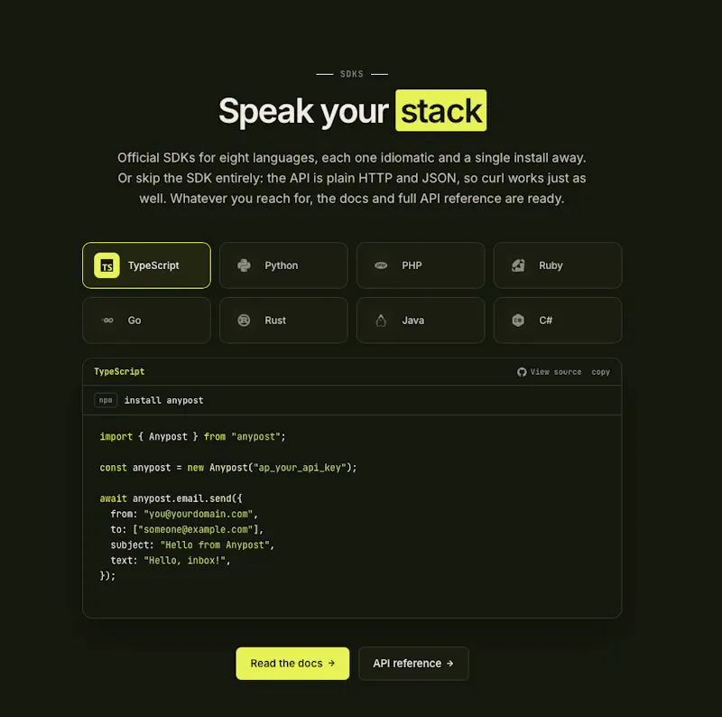 Anypost screenshot 3