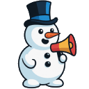 It's Gonna Snow! - Telegram Bot - Product Hunt launch logo and brand identity