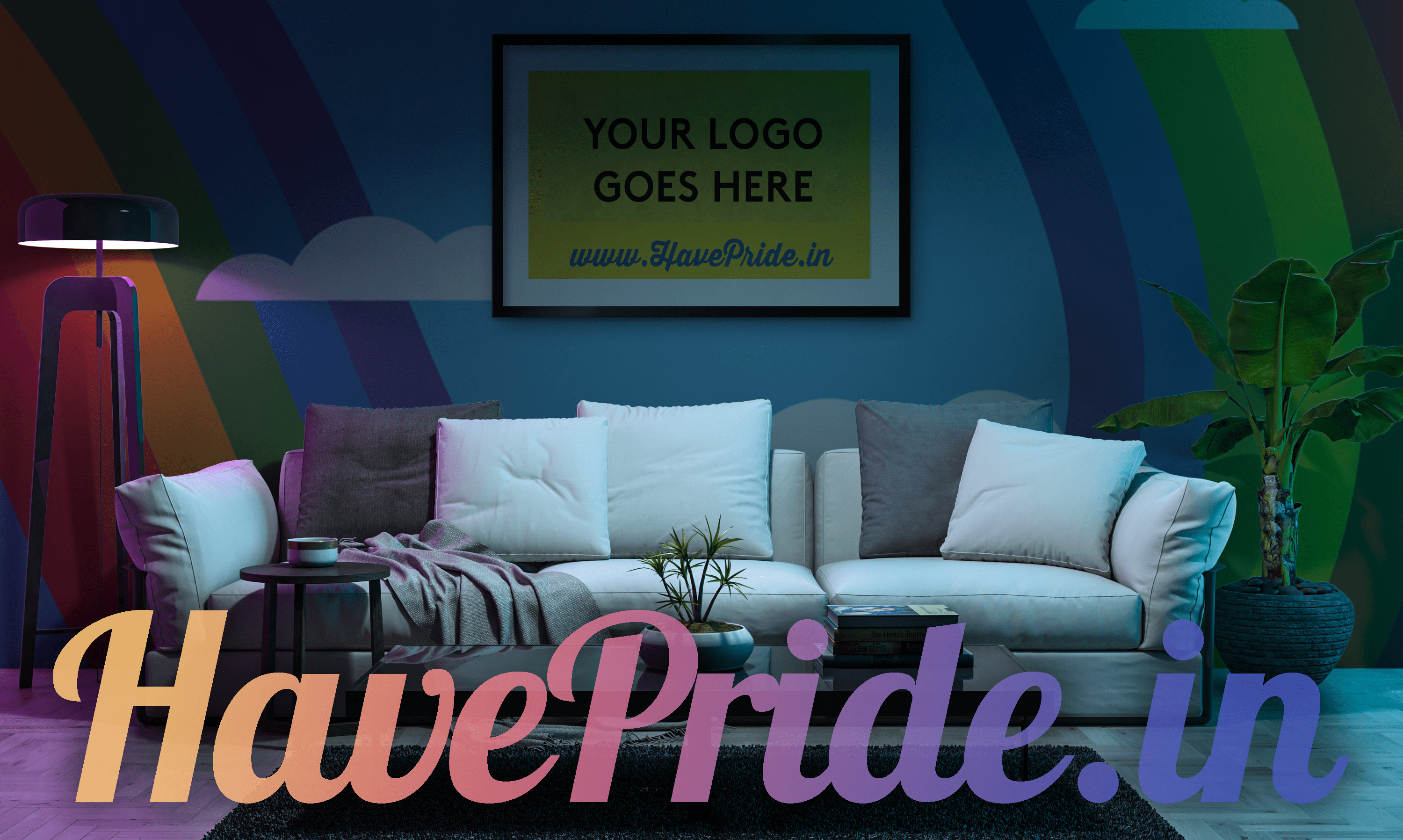 Gay Pride Zoom Background