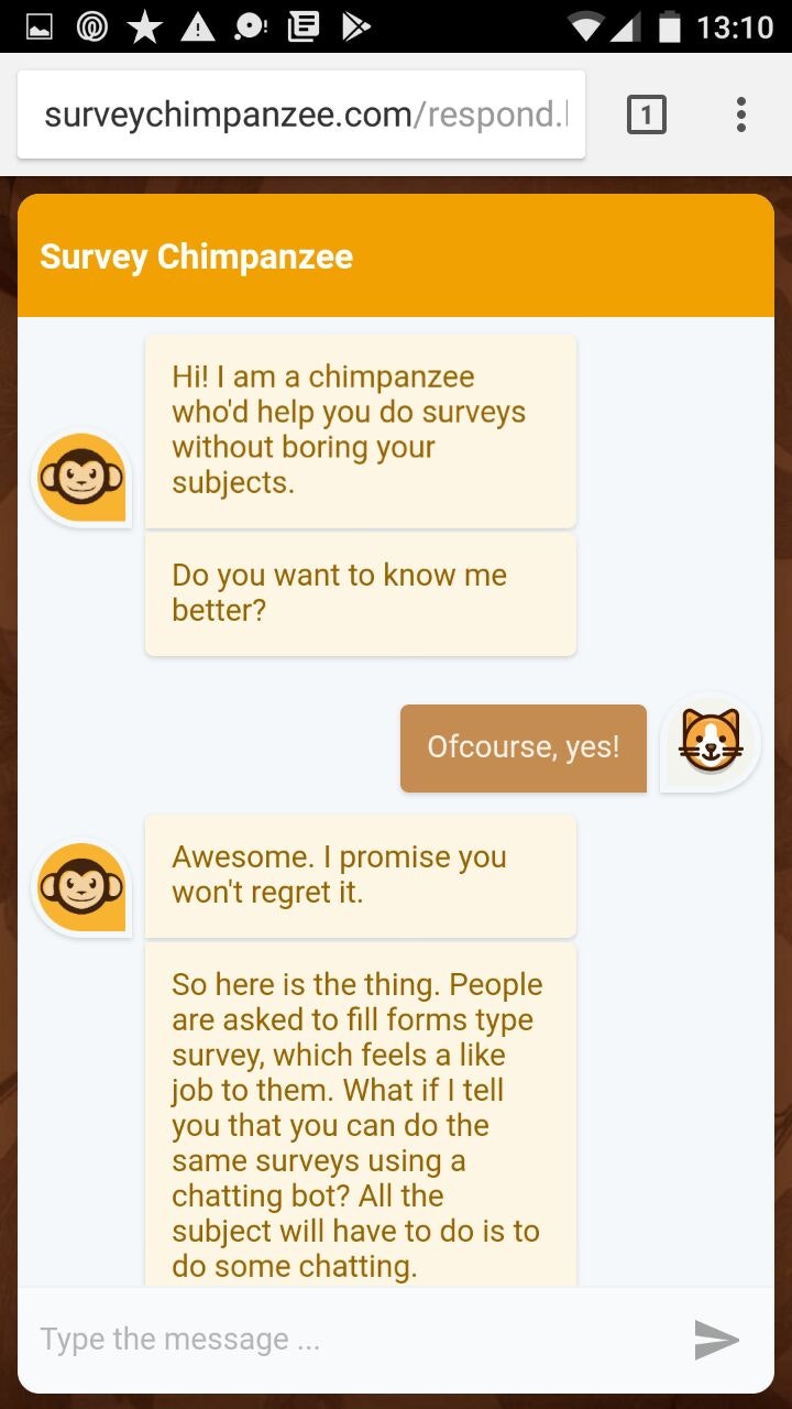 Survey Chimpanzee gallery image