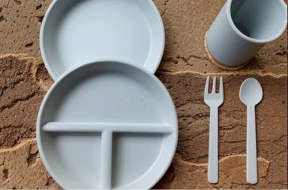 Baby Frog Eco - Gli stoviglie compostabili, privi di tossine e microplastiche media 5