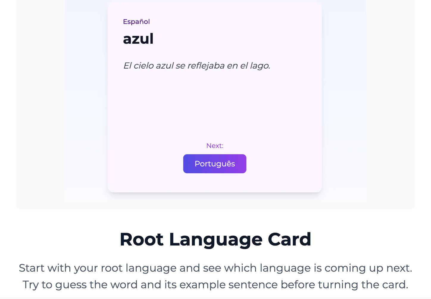 PolyglotTrainer - Train multiple languages with parallel vocabulary cards media 5