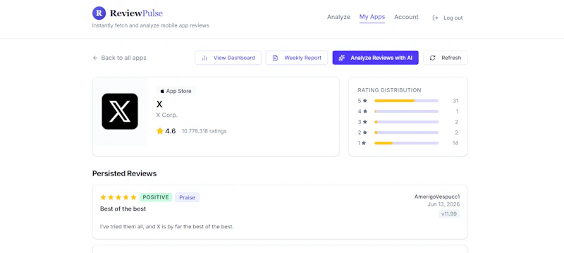 ReviewPulse screenshot 3
