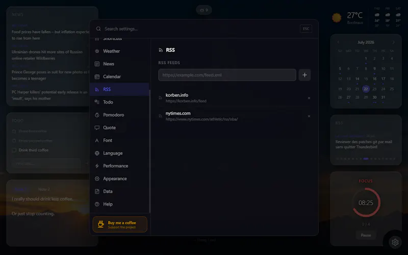 Tabrise — Your custom new tab screenshot 6