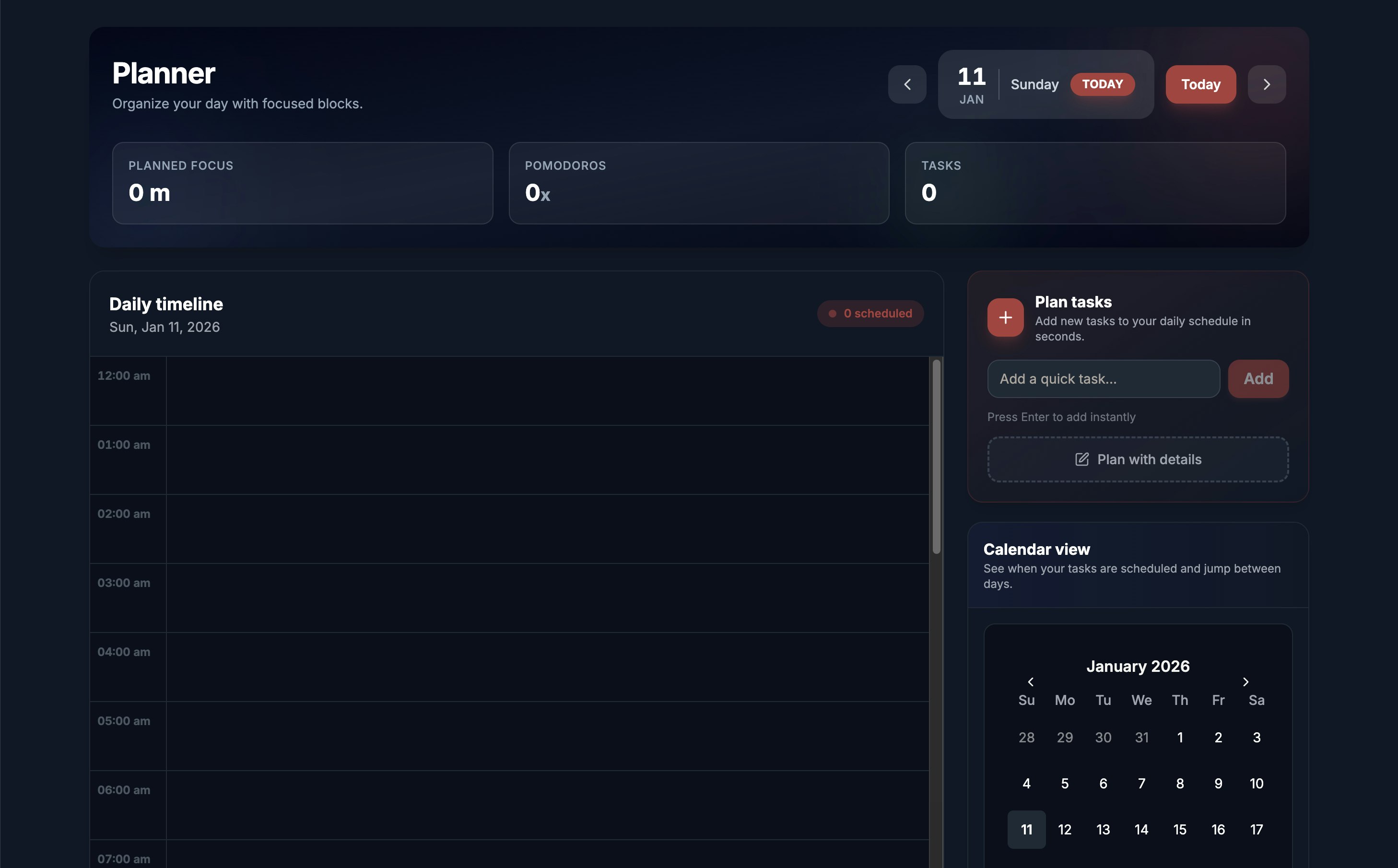 Pomodoronline - Screenshot 3 showing product features and functionality
