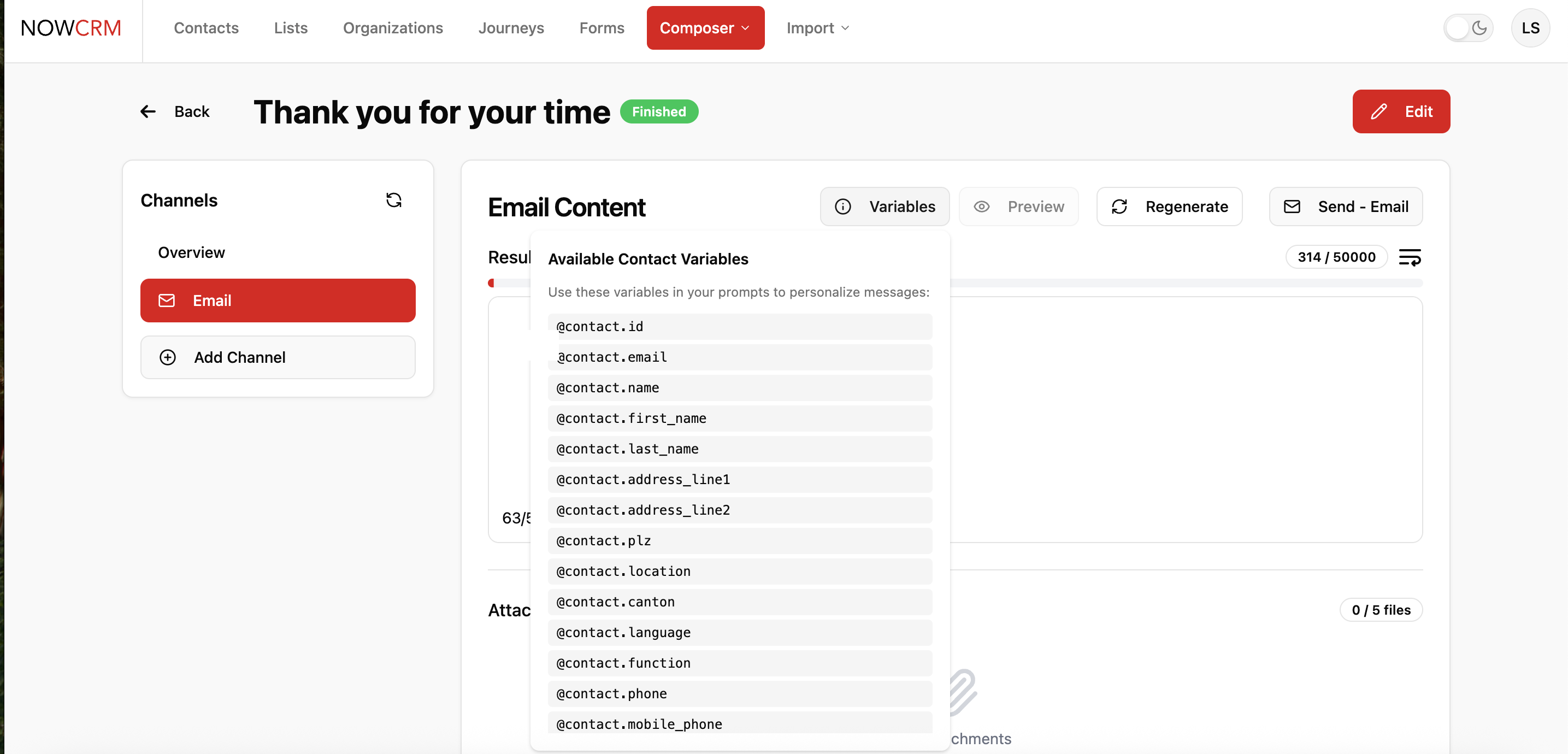 nowCRM - open source CRM for NGOs gallery image