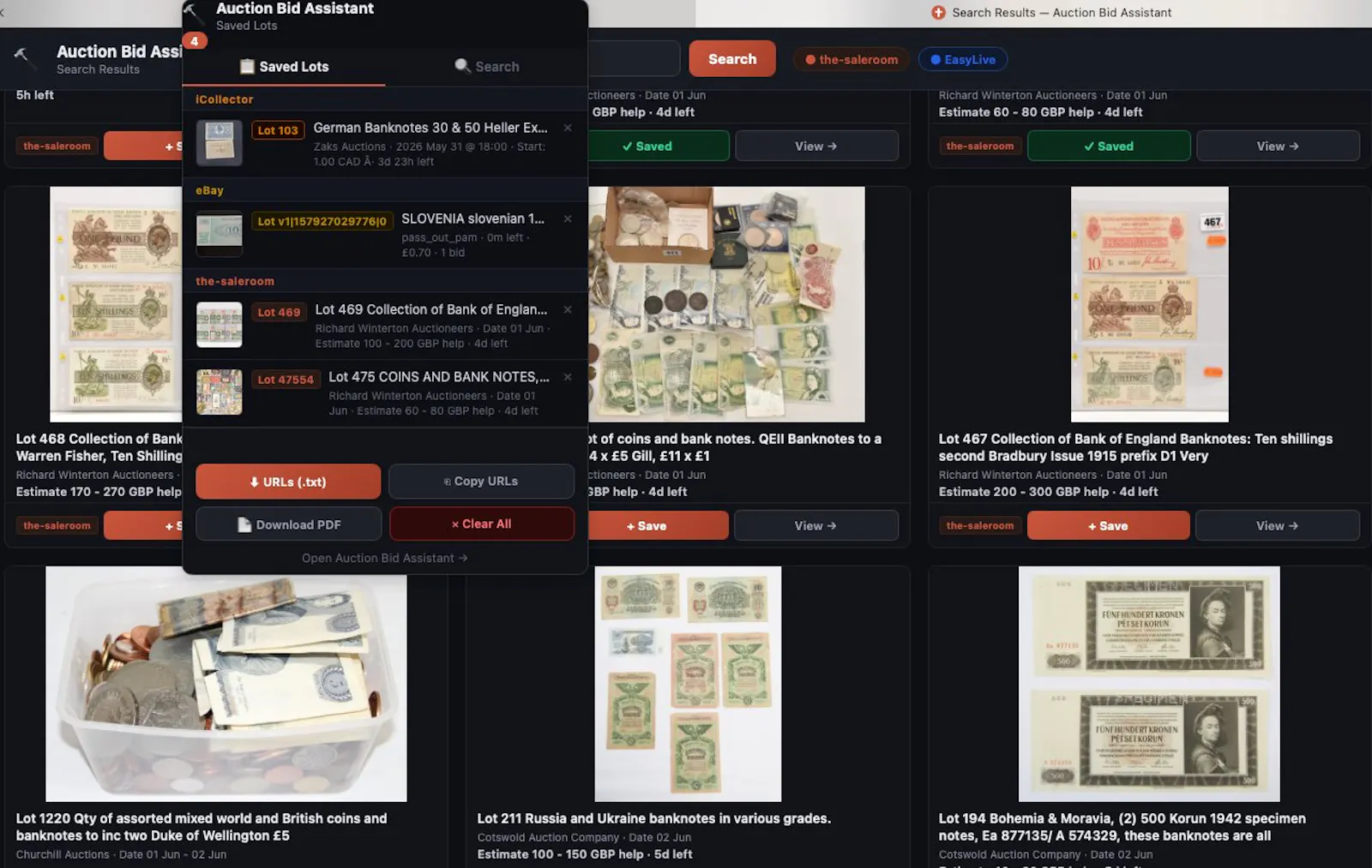 Auction Search  screenshot 5