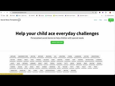 Social Story Templates gallery image