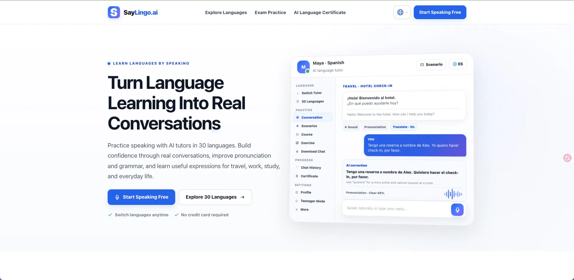 SayLingo AI - Language Speaking Partner gallery image