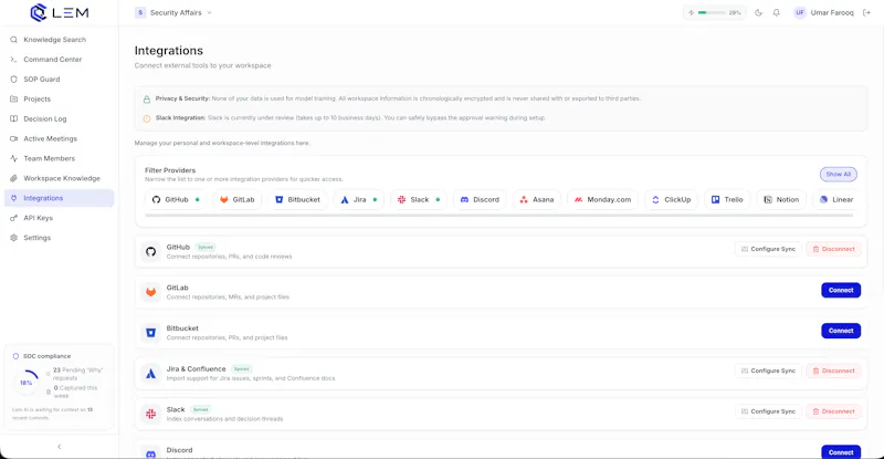 Lem AI (getlem.ai) V0 screenshot 2