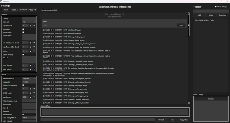 BiNeuron screenshot 3