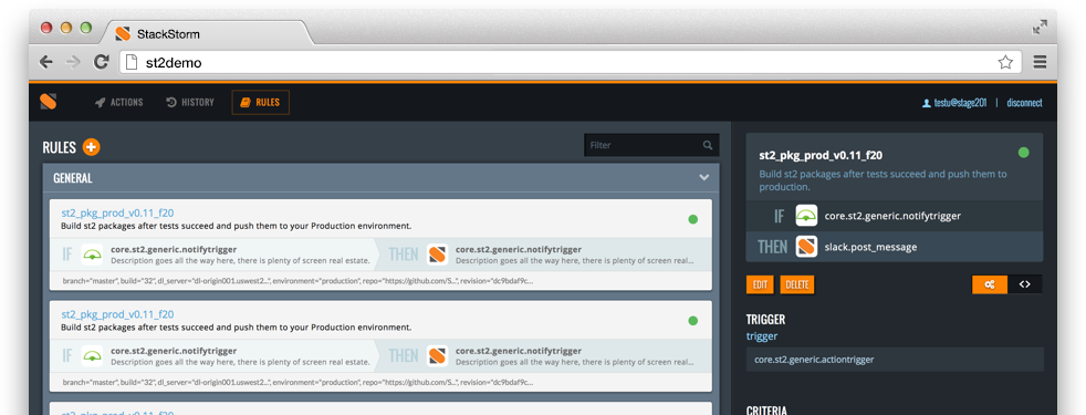 StackStorm gallery image