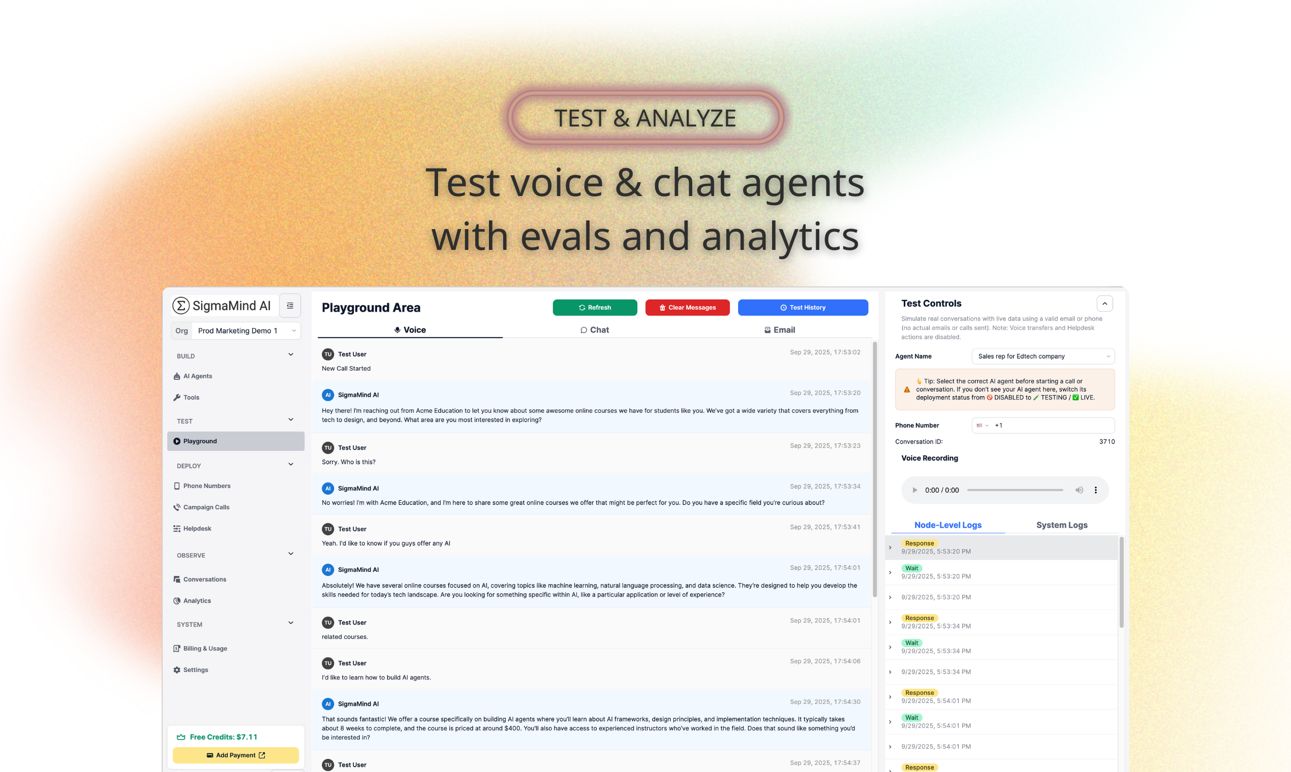 SigmaMind AI gallery image