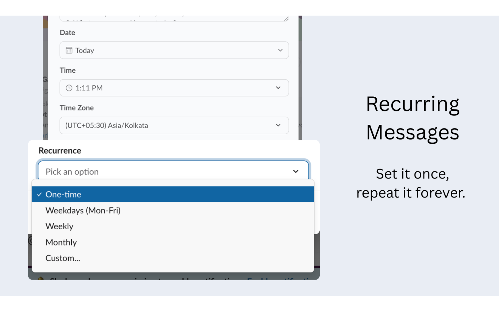 Schedule Message gallery image