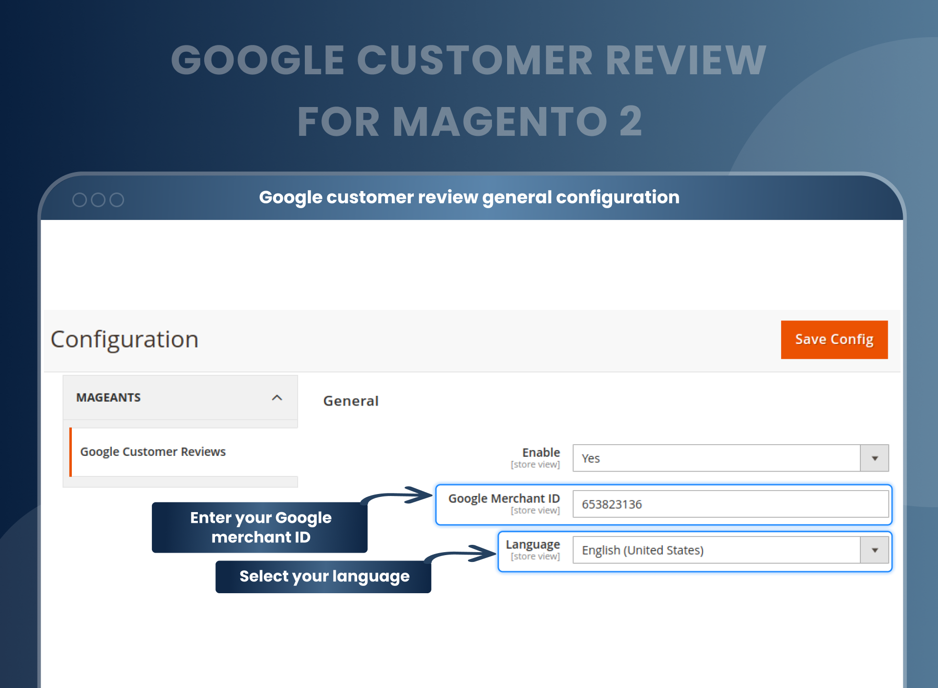 Magento 2 Google ग्राहक समीक्षा media 2