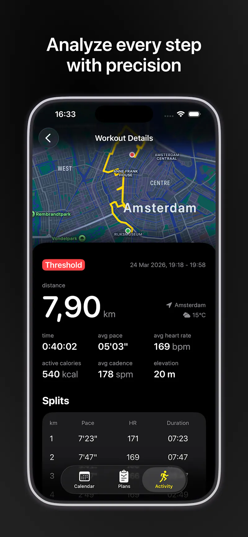 RUNPLAN screenshot 2