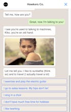 Valentine's Day Marketing Bot for Hawkers co. gallery image