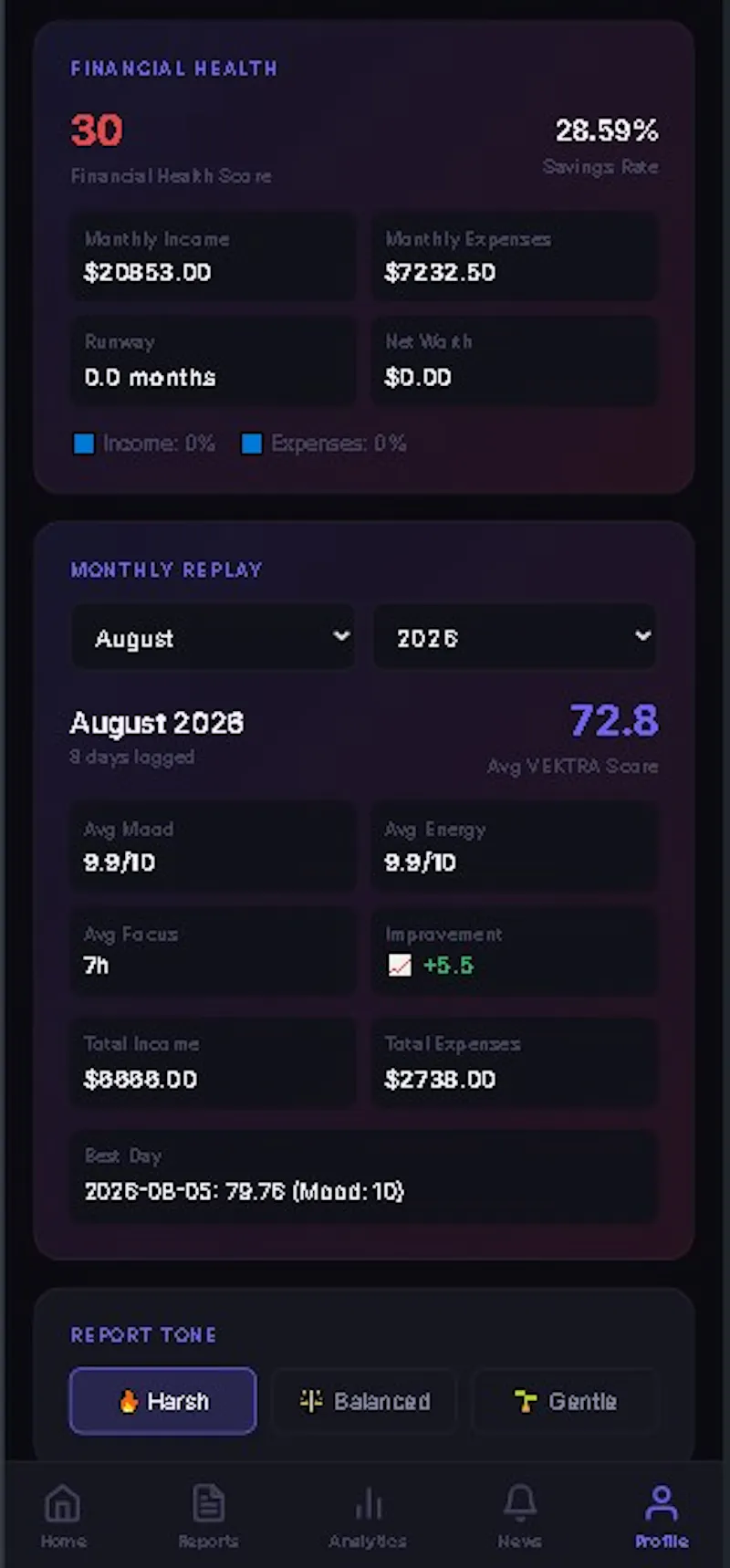VEKTRA screenshot 1