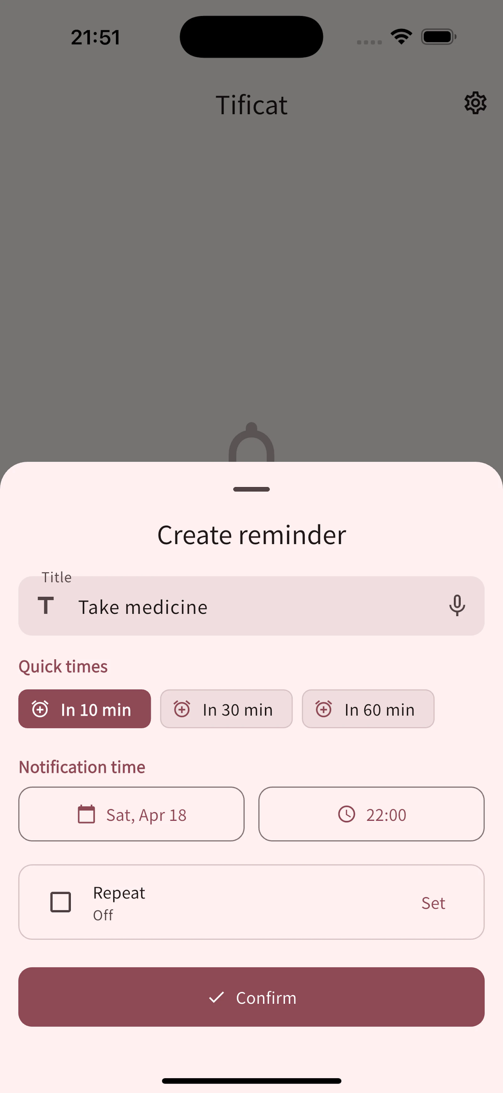 Tificat screenshot 3
