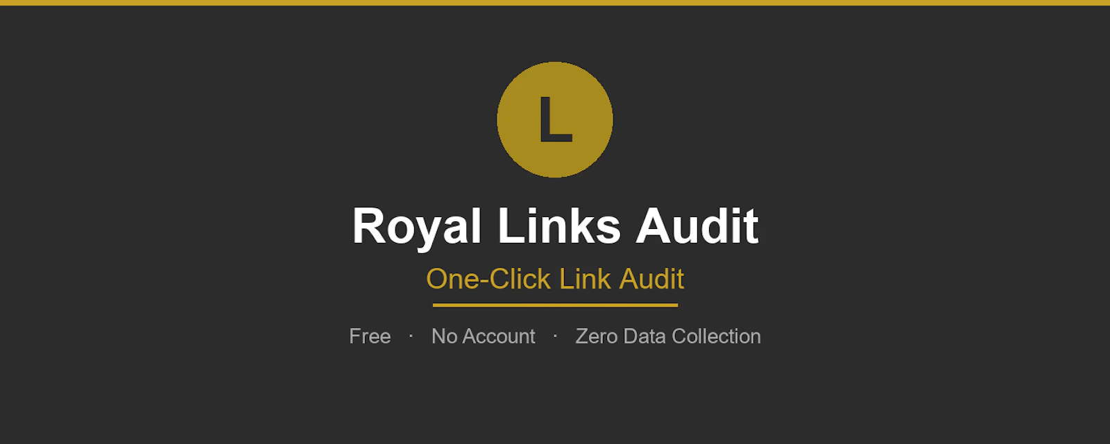 Royal Links Audit- Chrome Extension screenshot 1