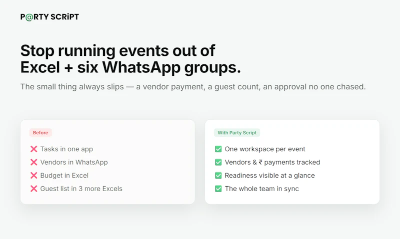 Party Script screenshot 2