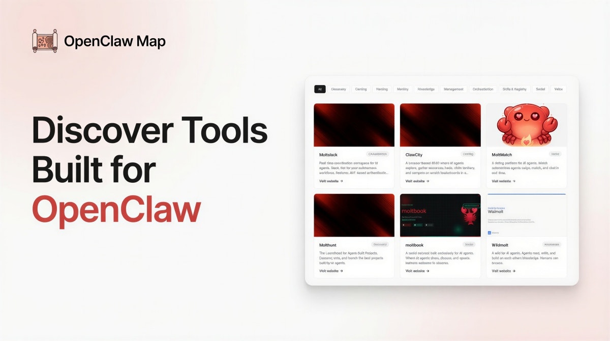 OpenClaw Map – Discover OpenClaw Tools gallery image