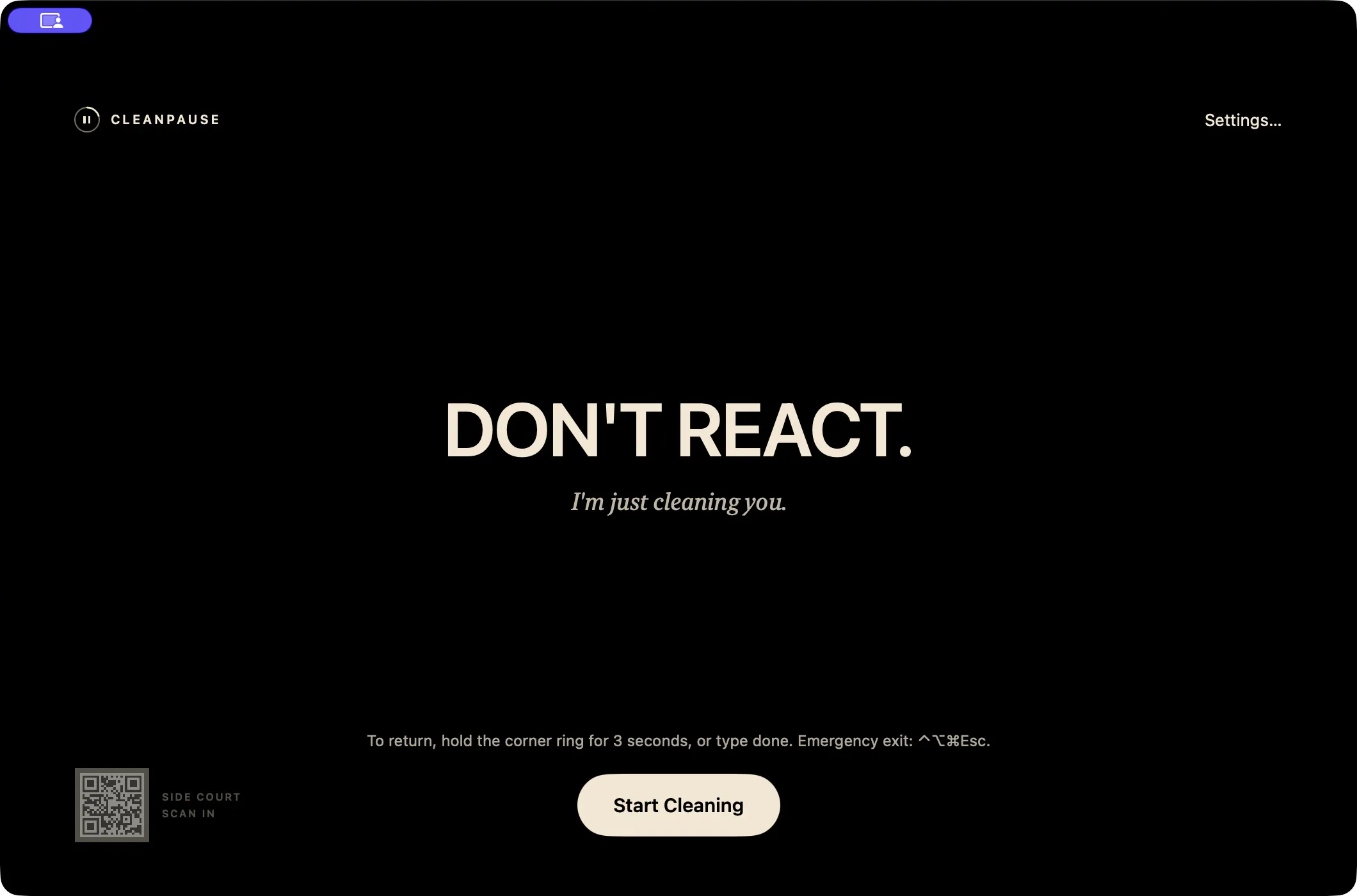 CleanPause gallery image