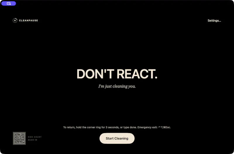 CleanPause screenshot 1