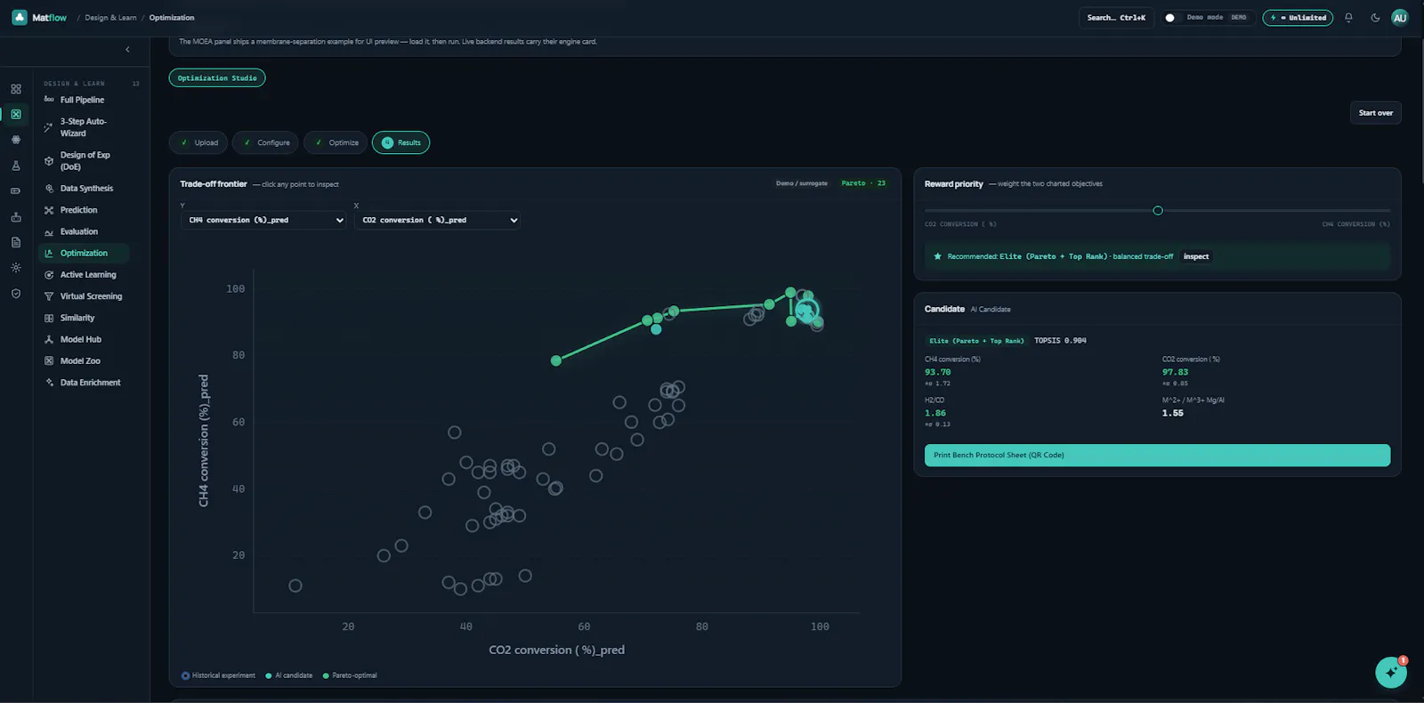 Matflow screenshot 1