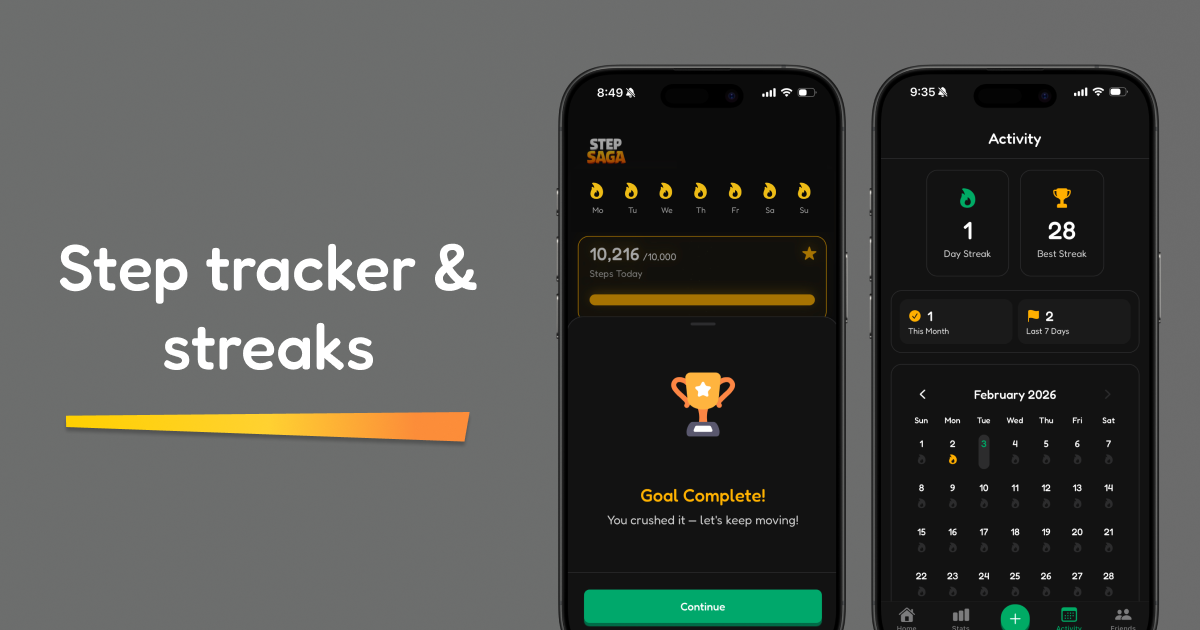 StepSaga - Screenshot 4 showing product features and functionality