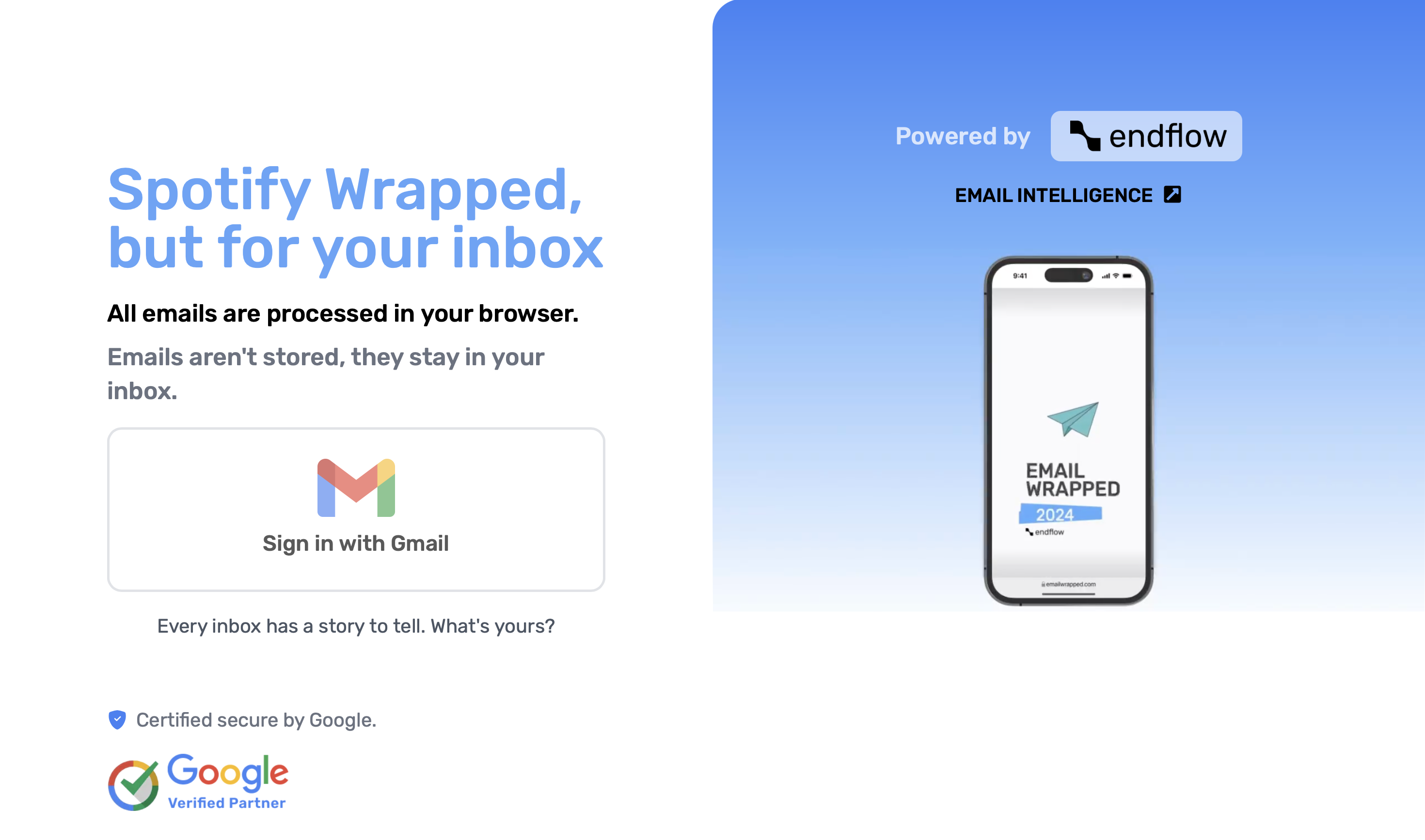 Email Wrapped - Spotify Wrapped, but for your email media 2