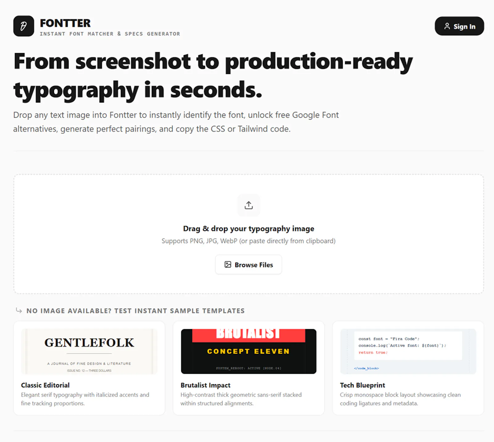 Fontter screenshot 3