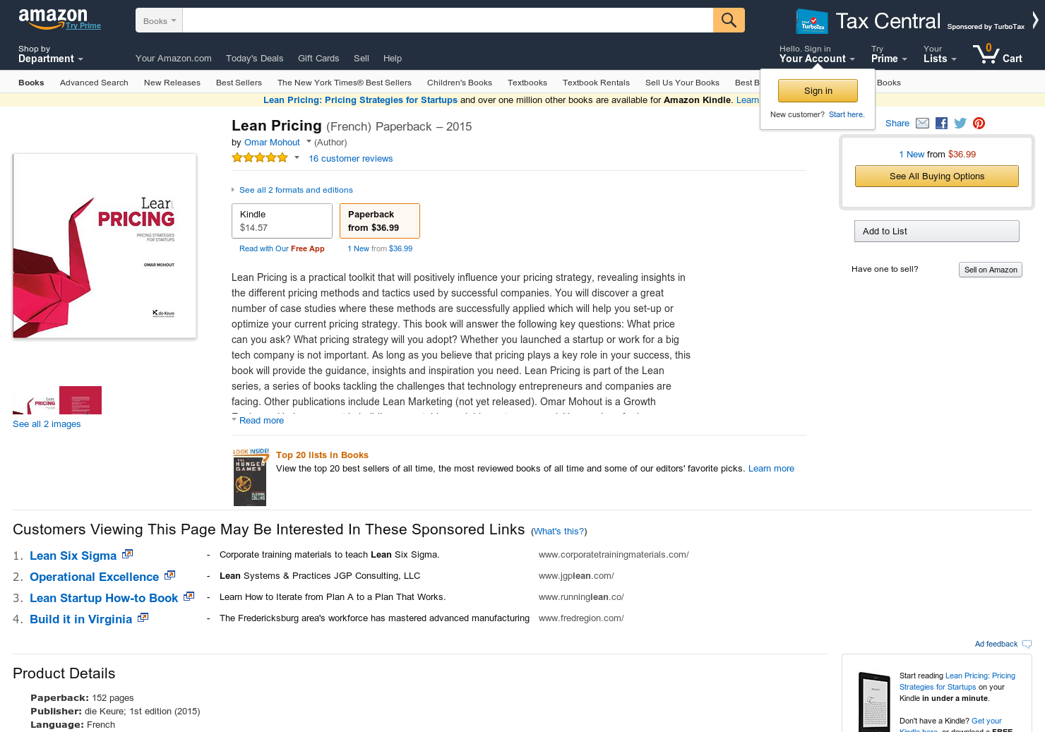 Lean Pricing: Pricing Strategies for Startups gallery image