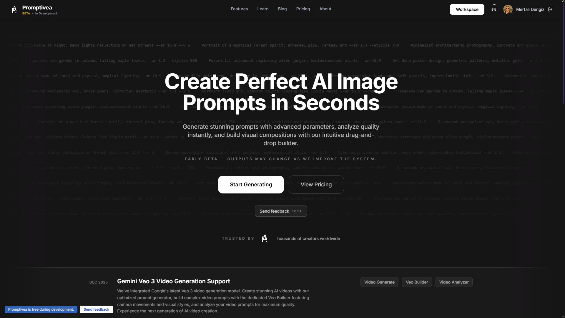 Promptivea.com gallery image