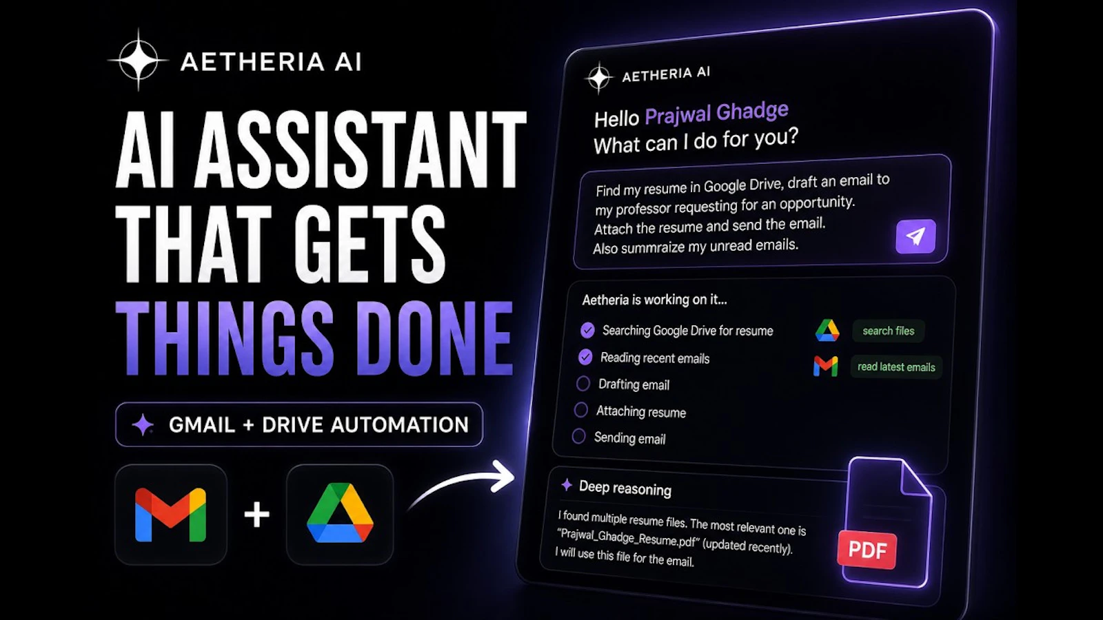 Aetheria ai  screenshot 1 (video preview)