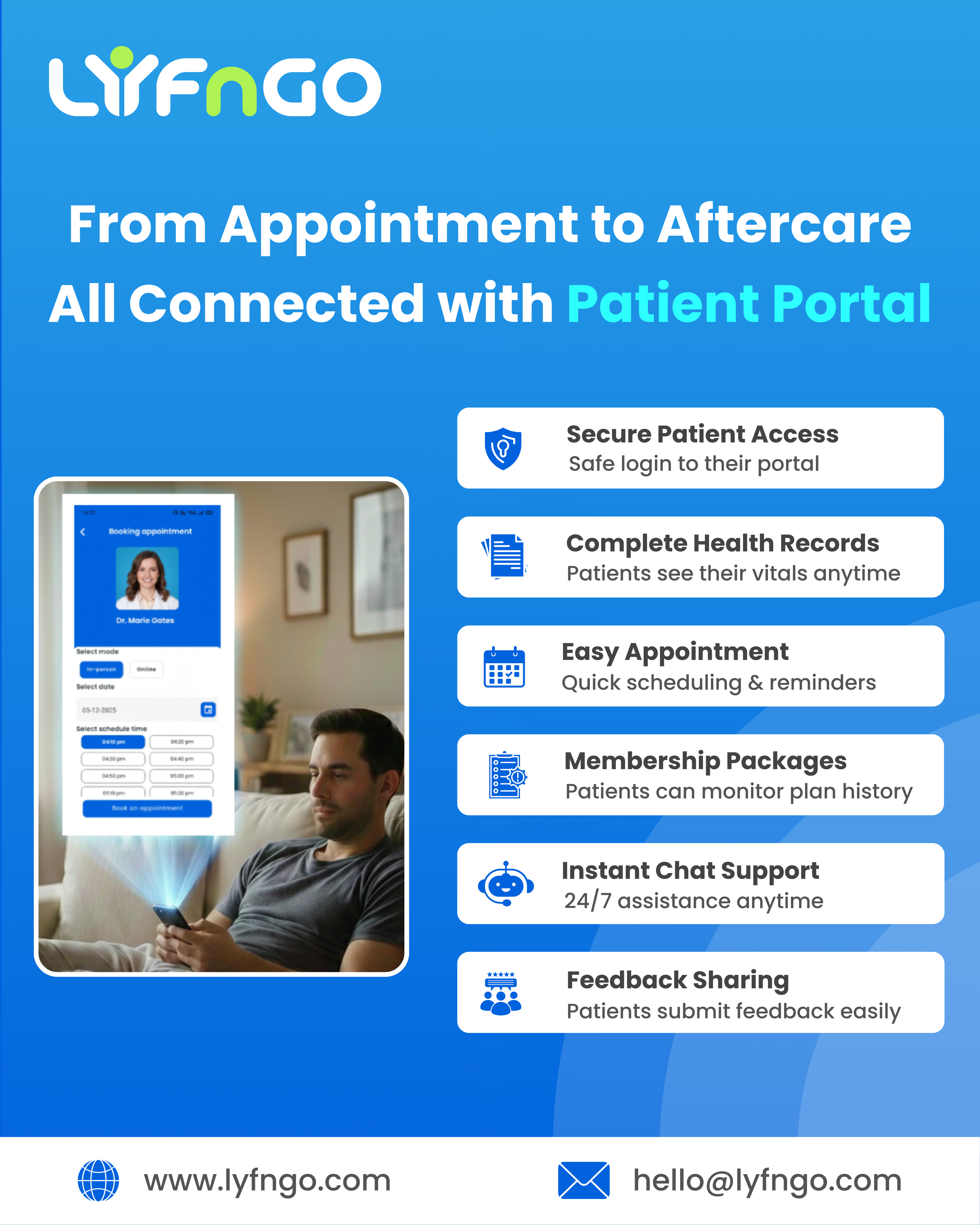 LYFnGO - Screenshot 5 showing product features and functionality