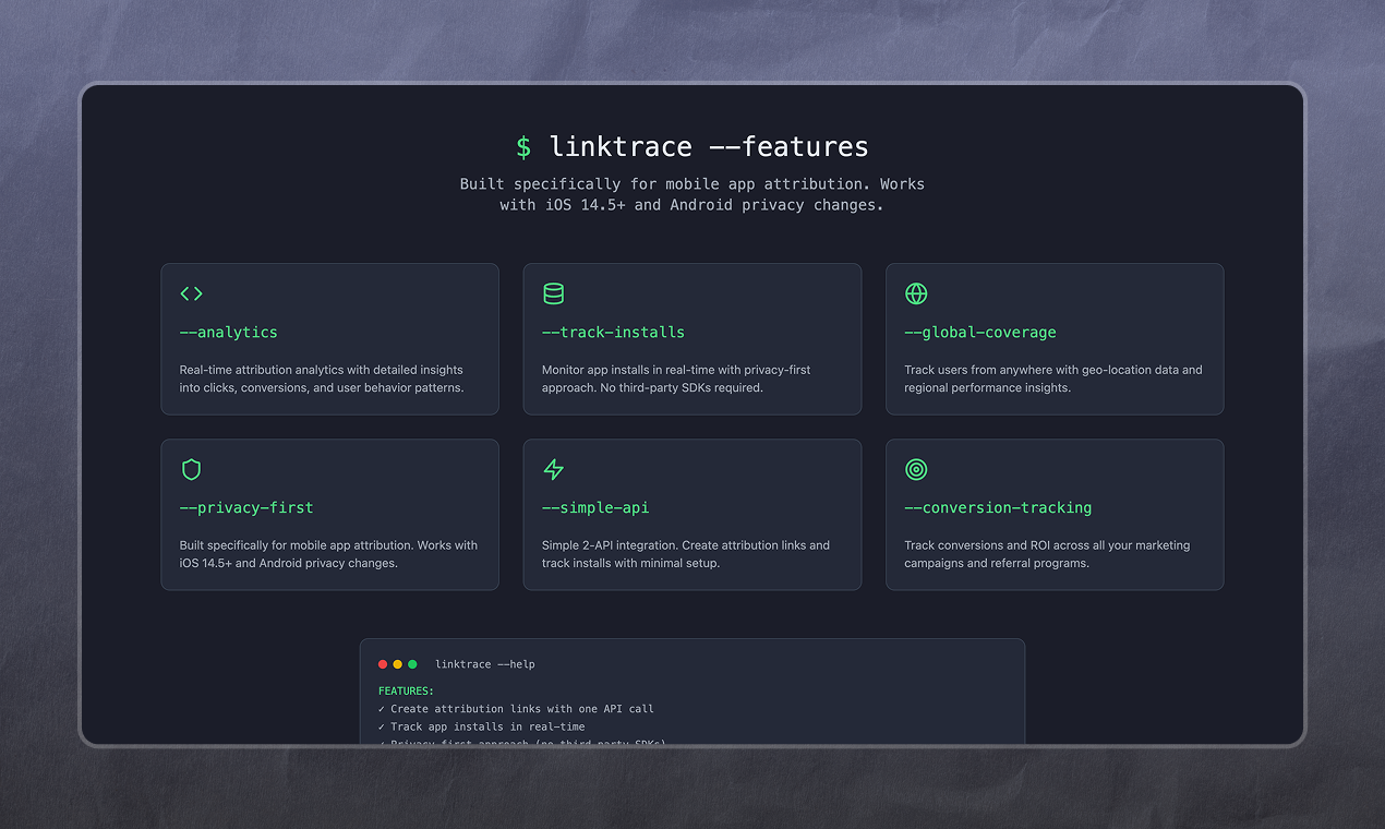 LinkTrace - Free plug-and-play referrals and attribution for apps. मीडिया 2