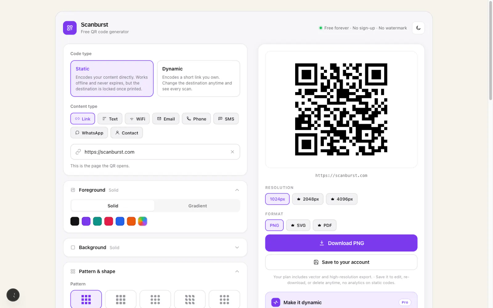 Scanburst screenshot 3