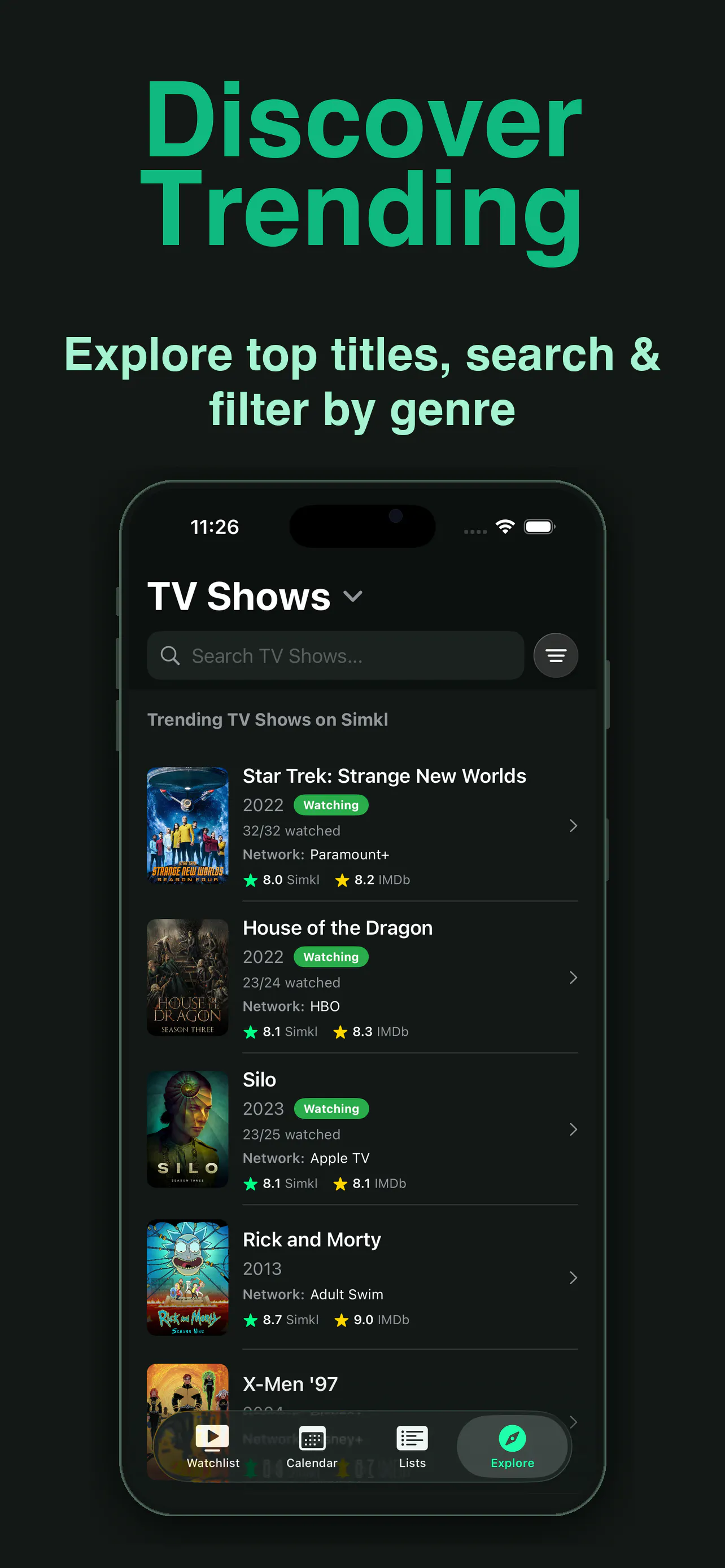Scaena: TV & Movie Tracker gallery image