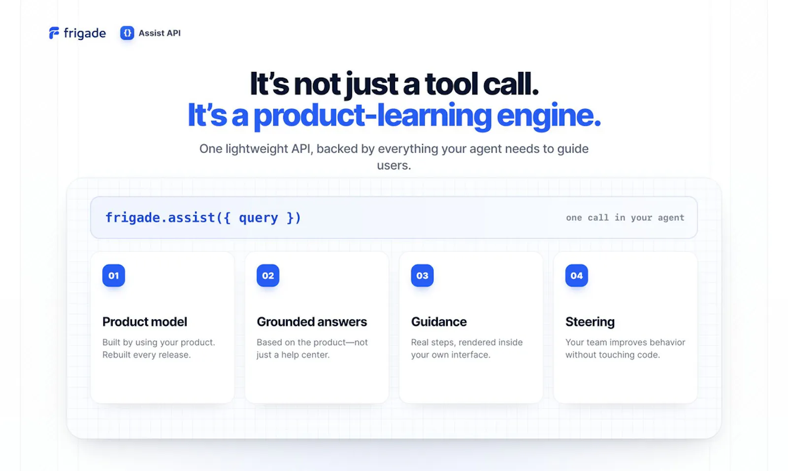 Frigade Assist API screenshot 7