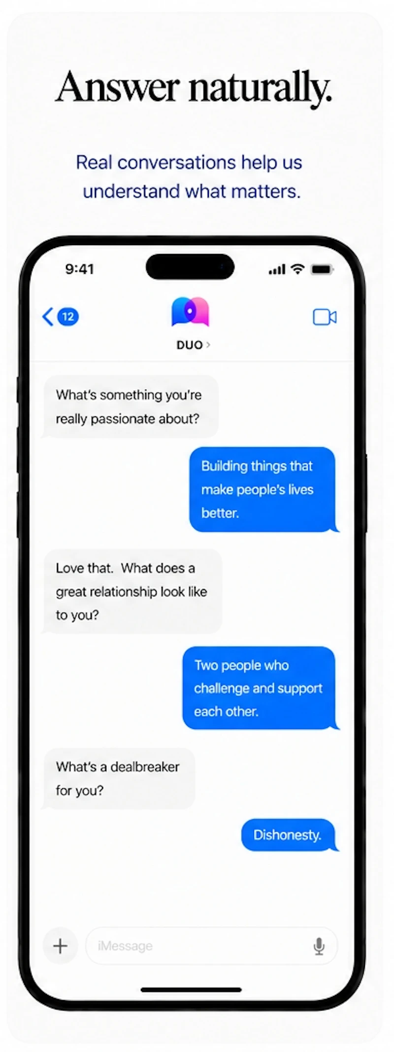 Dating apps suck. DUO is better. screenshot 2