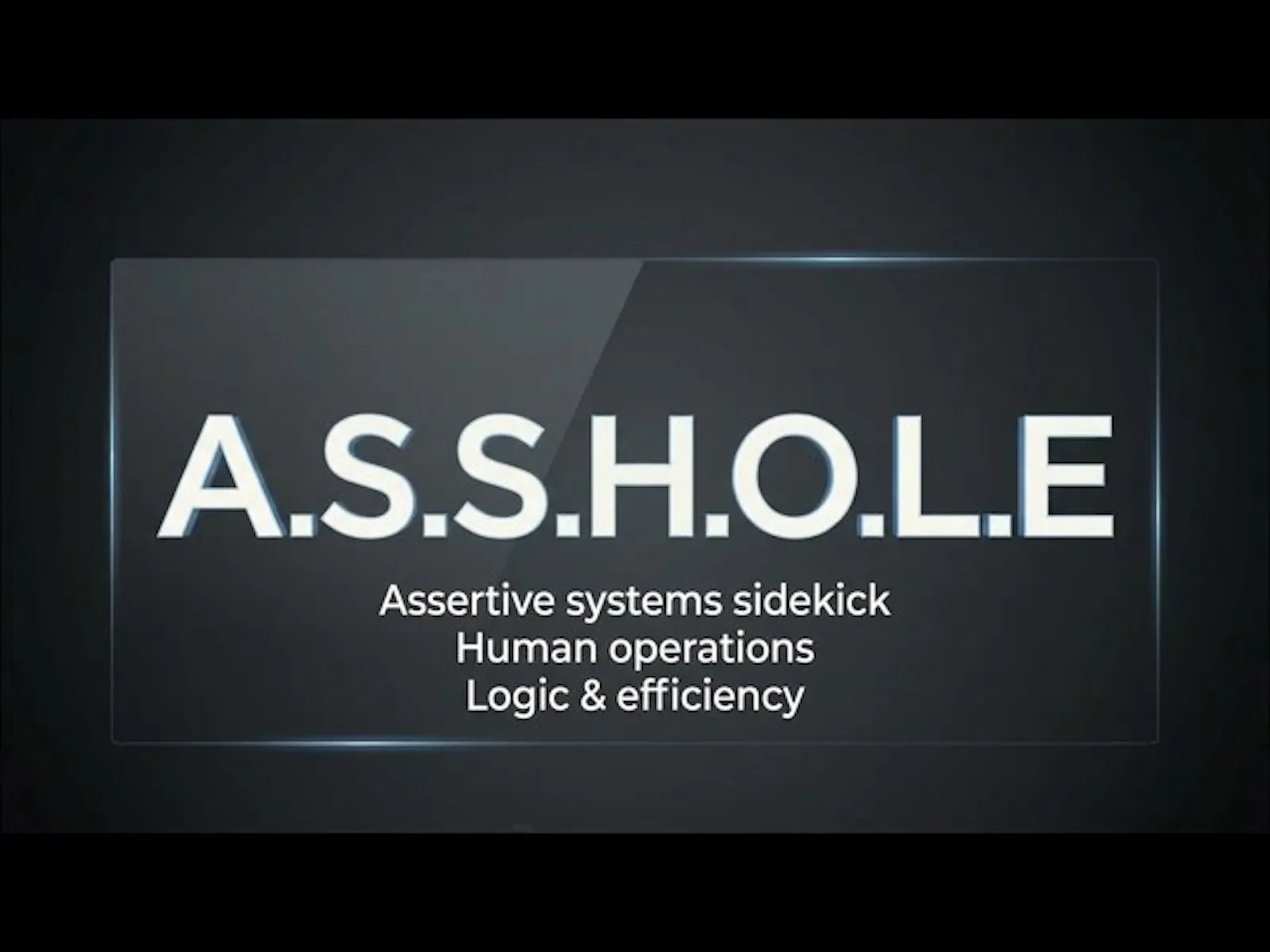 A.S.S.H.O.L.E.™  screenshot 1 (video preview)