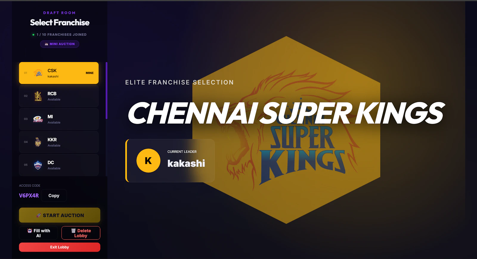 IPL Auction Game screenshot 4