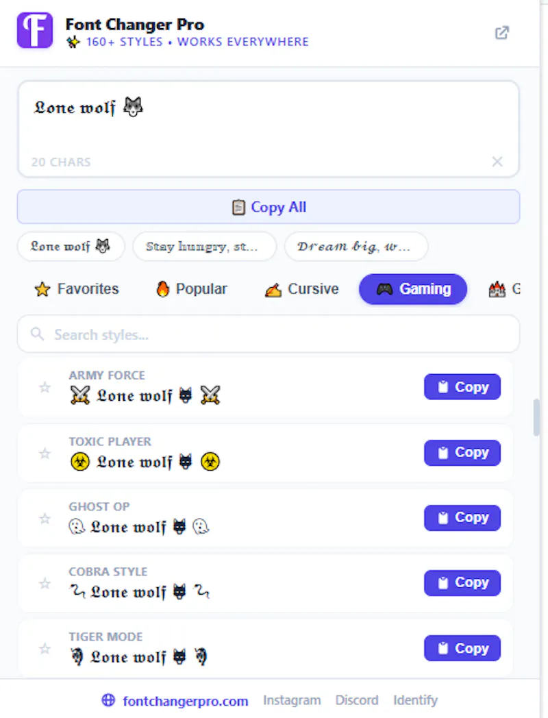 Font Changer Pro — Fancy Text Generator screenshot 2