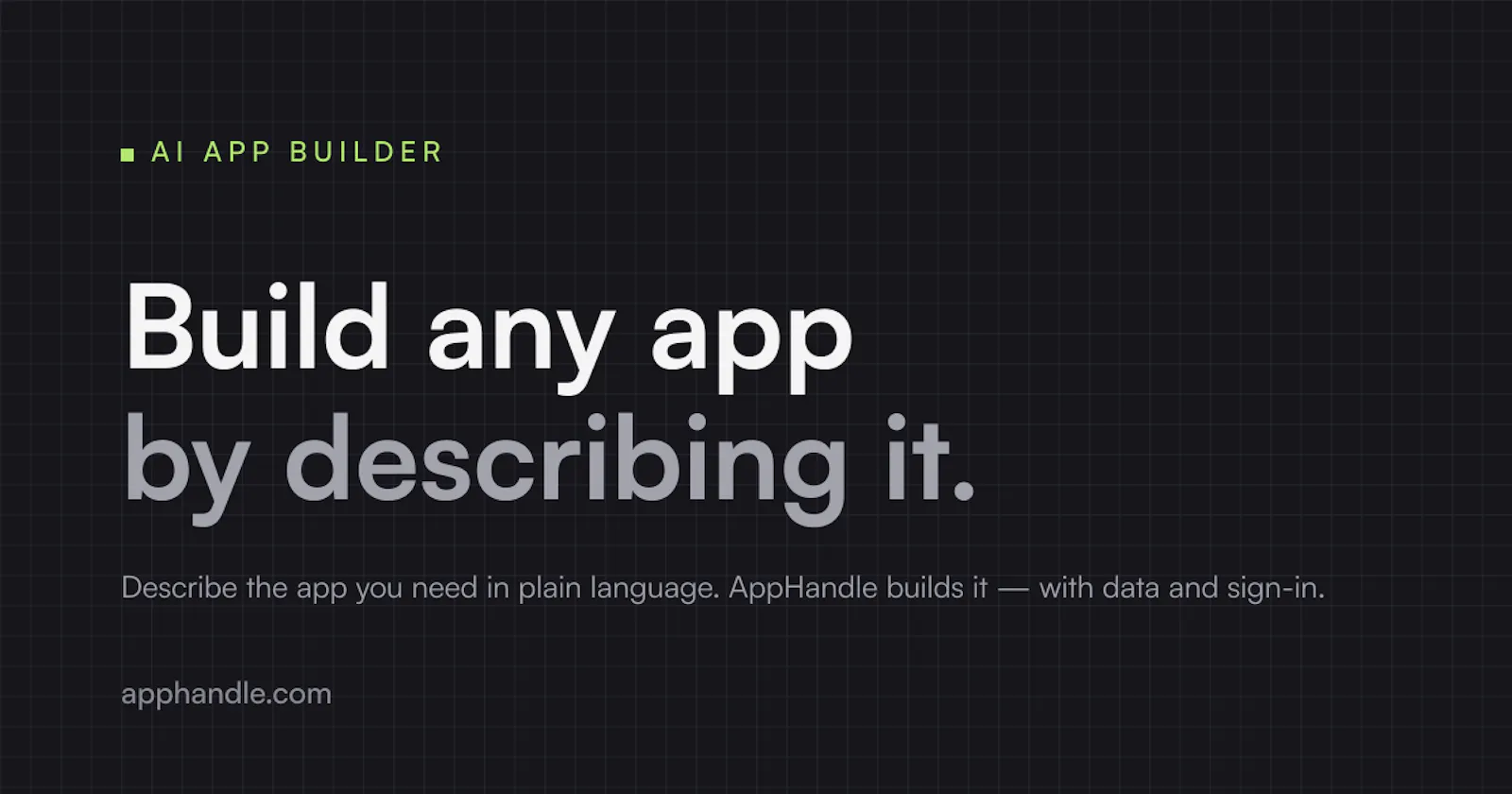 AppHandle screenshot 1