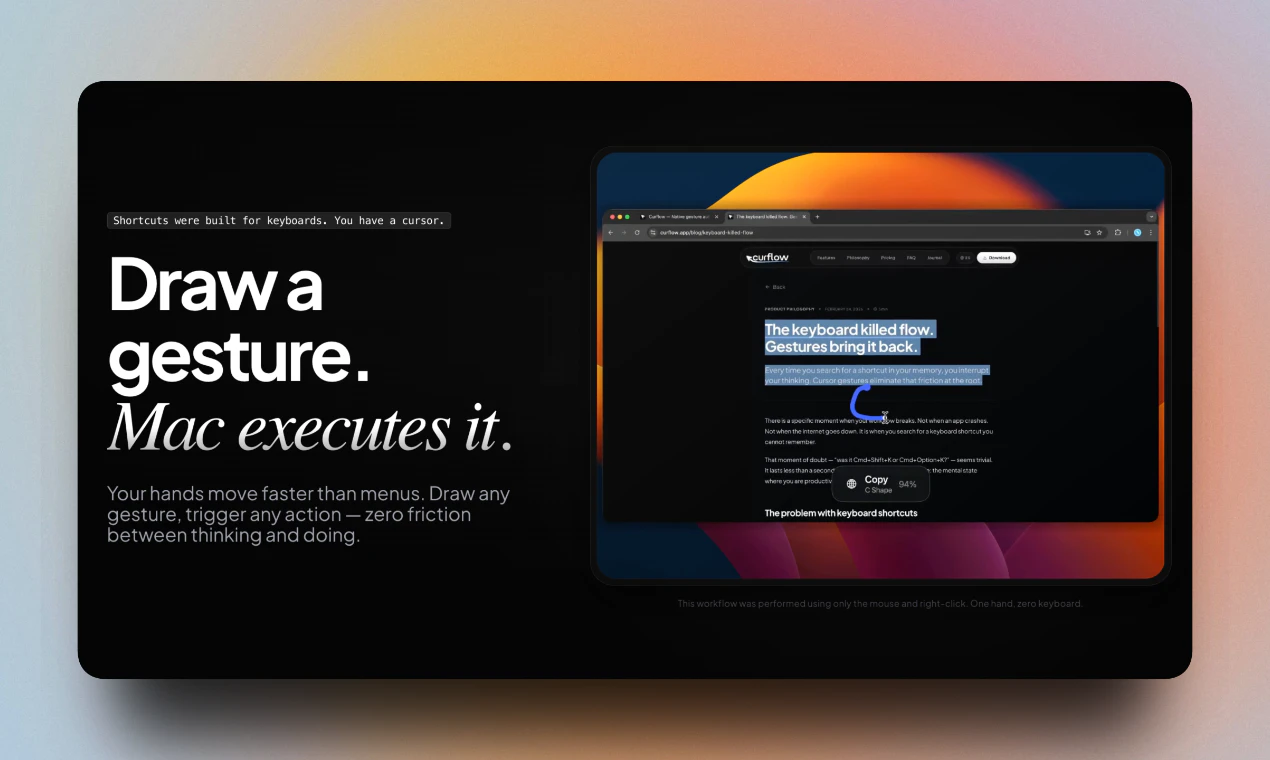 Curflow screenshot 1