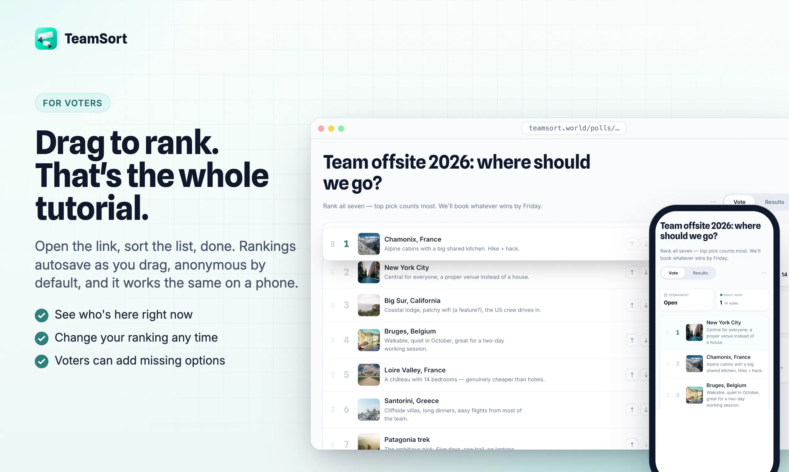 TeamSort 2.0 screenshot 2