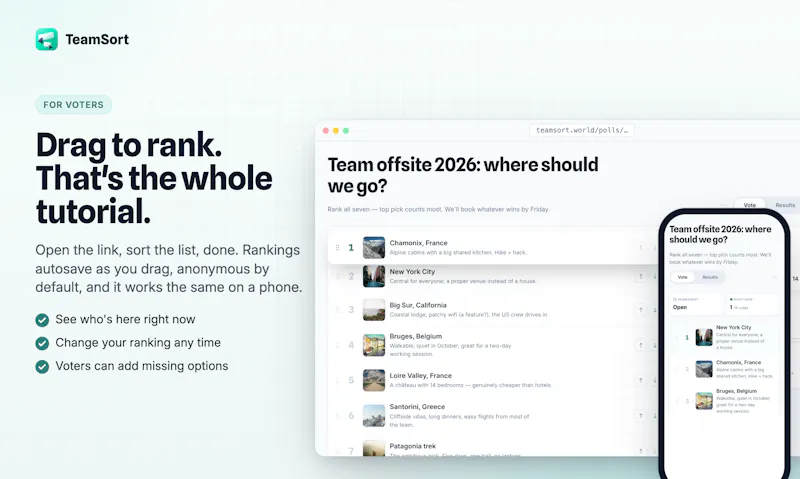TeamSort 2.0 screenshot 3